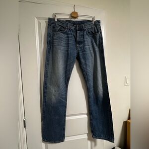 Men's United Stock Dry Goods Straight Fit Selvedge Denim Jeans - Excellent!!